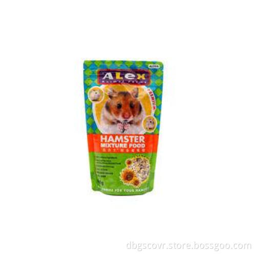 Customized Printing Zipper Pet Food Bags , NY / PE Colorful